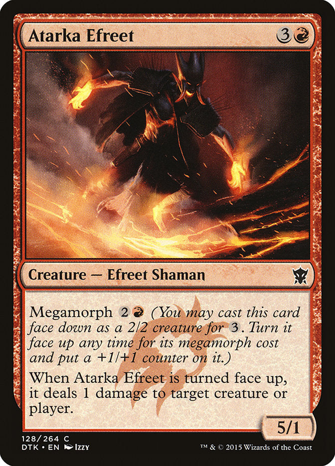 Atarka Efreet – Dragons of Tarkir [DTK] – English – #128
