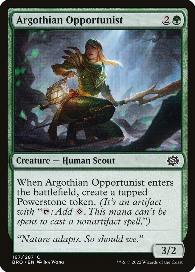 Argothian Opportunist – The Brothers' War [BRO] – D – #167