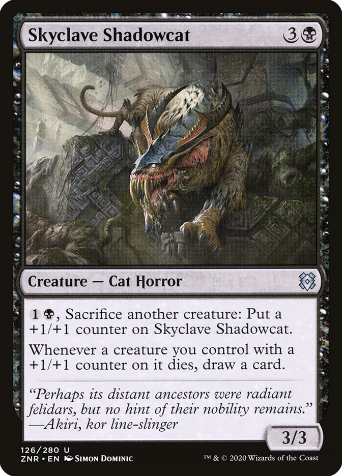 Skyclave Shadowcat – Zendikar Rising [ZNR] – English – #126