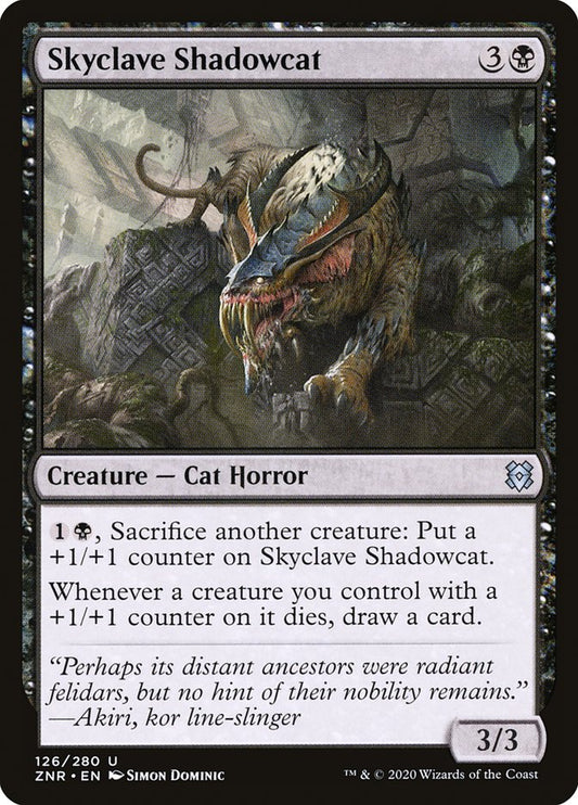 Skyclave Shadowcat – Zendikar Rising [ZNR] – English – #126