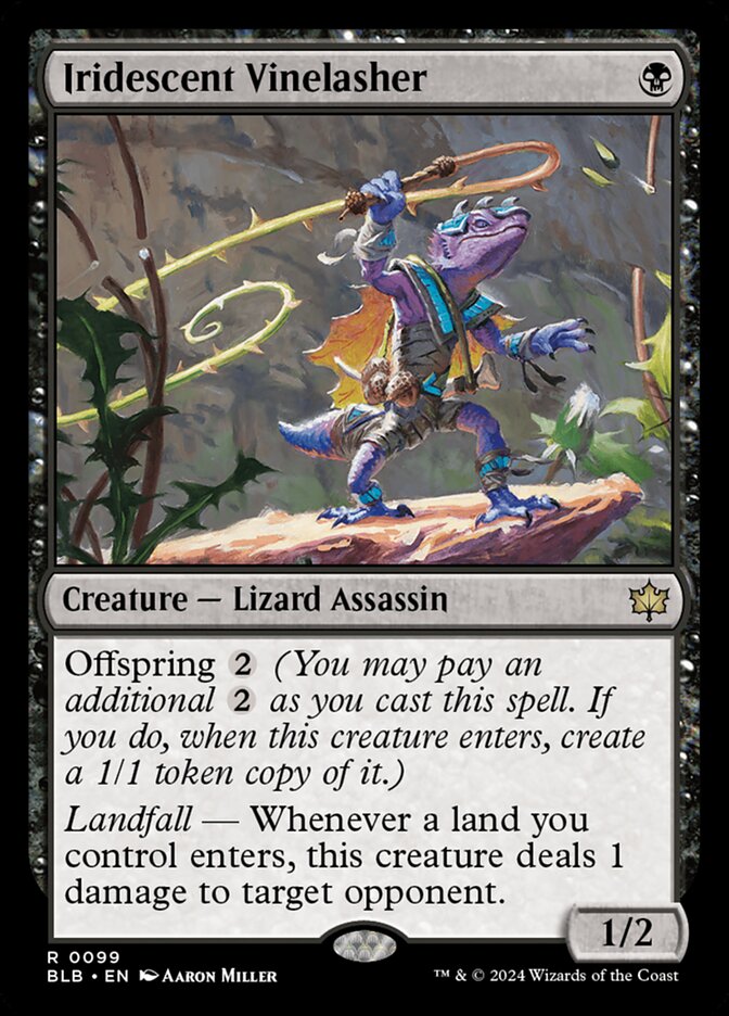 Iridescent Vinelasher – Bloomburrow [BLB] – English – #99