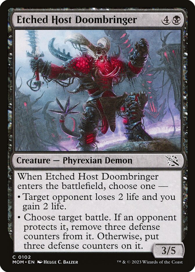 Etched Host Doombringer – March of the Machine [MOM] – D – #102