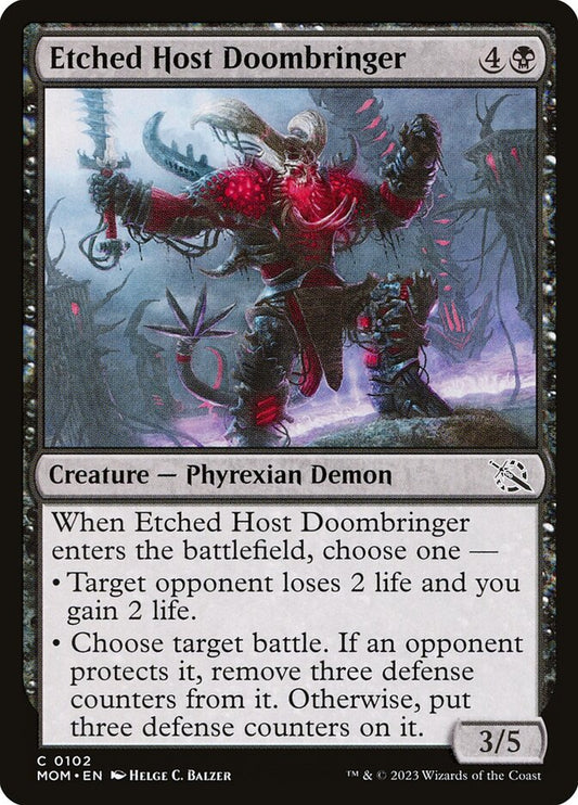 Etched Host Doombringer – March of the Machine [MOM] – D – #102