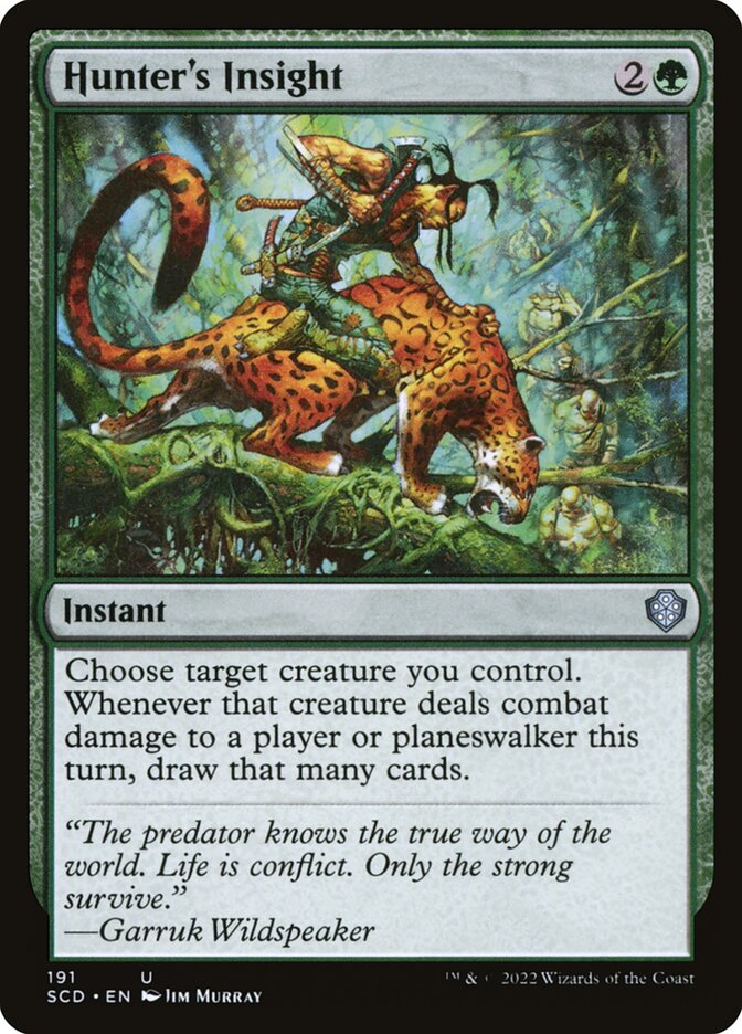 Hunter's Insight – Starter Commander Decks [SCD] – English – #191