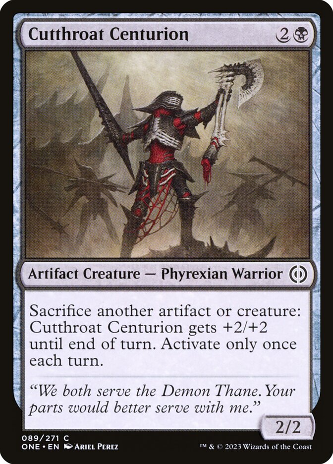 Cutthroat Centurion – Phyrexia: All Will Be One [ONE] – English – #89