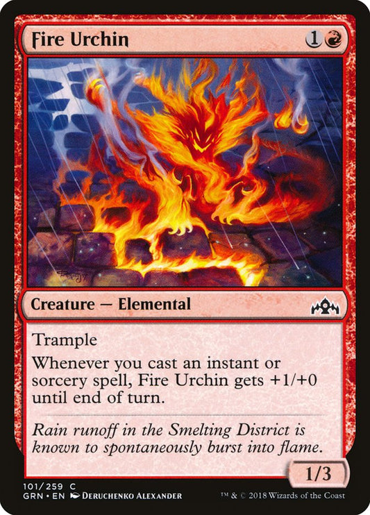 Fire Urchin – Guilds of Ravnica [GRN] – D – #101