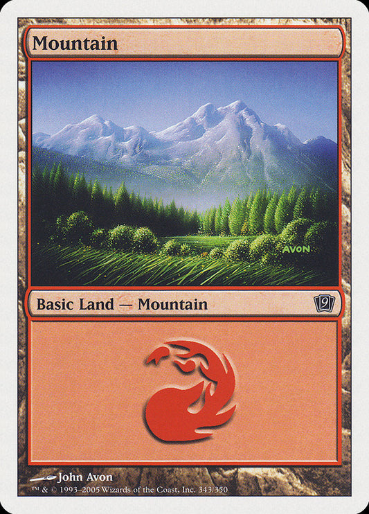 Mountain – Ninth Edition [9ED] – D – #343