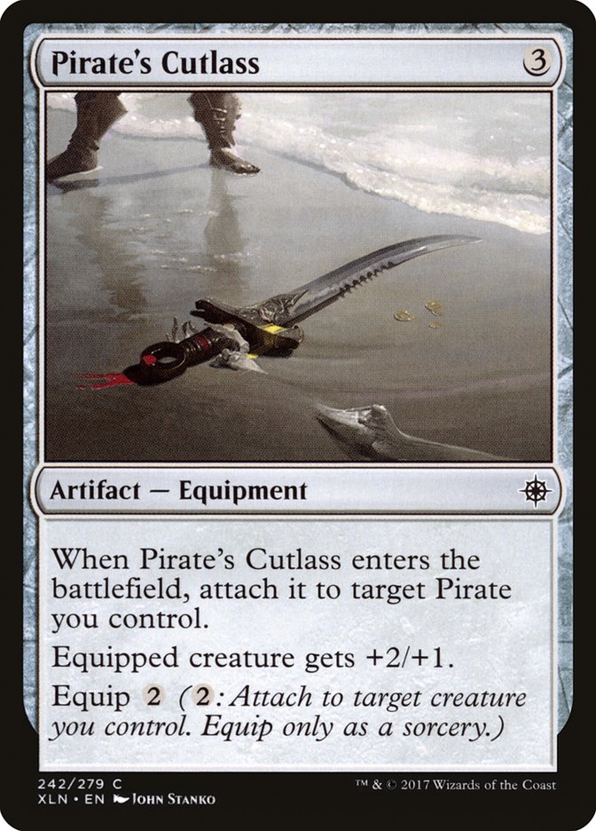 Pirate's Cutlass – Ixalan [XLN] – D – #242