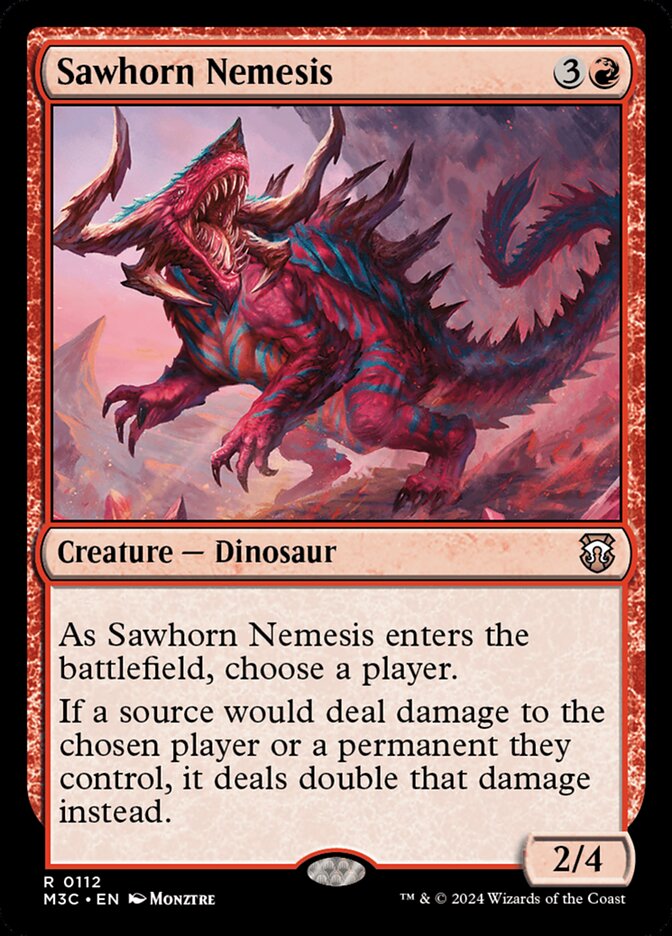 Sawhorn Nemesis – Modern Horizons 3 Commander [M3C] – English – #112