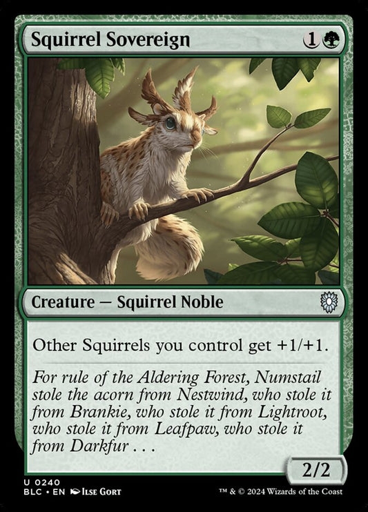 Squirrel Sovereign – Bloomburrow Commander [BLC] – English – #240