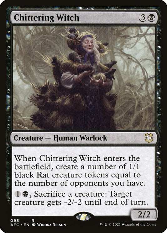 Chittering Witch – Forgotten Realms Commander [AFC] – English – #95