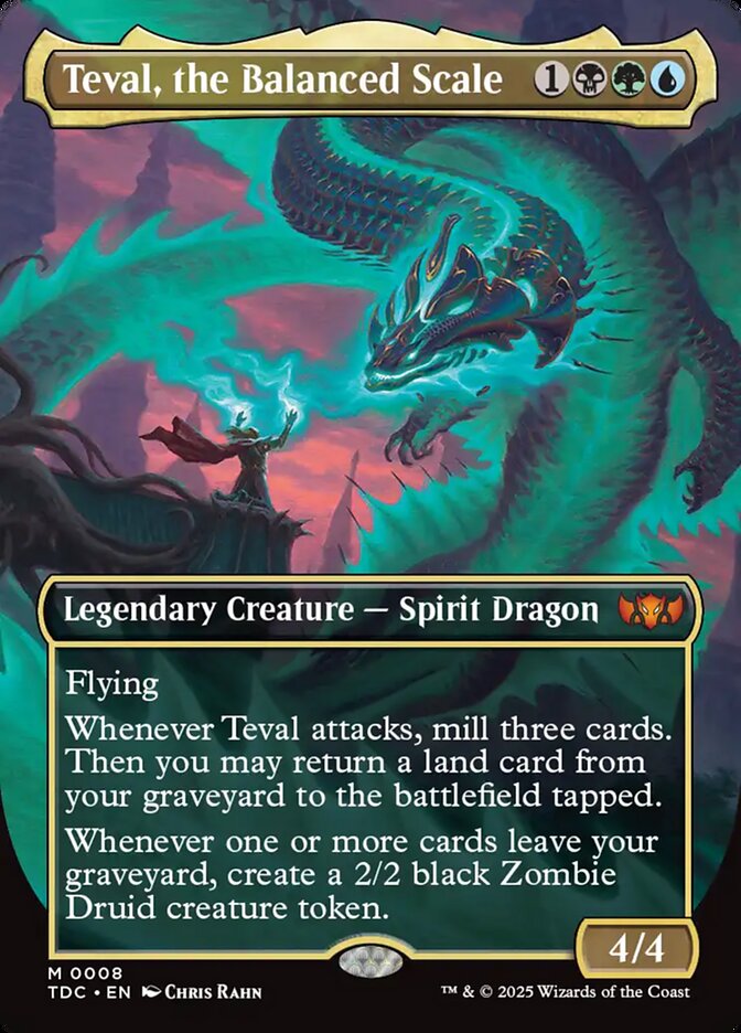 Teval, the Balanced Scale – Tarkir: Dragonstorm Commander [TDC] – English – #8
