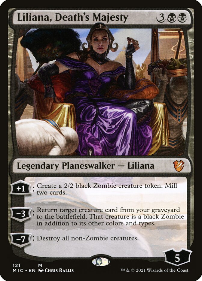 Liliana, Death's Majesty – Midnight Hunt Commander [MIC] – English – #121