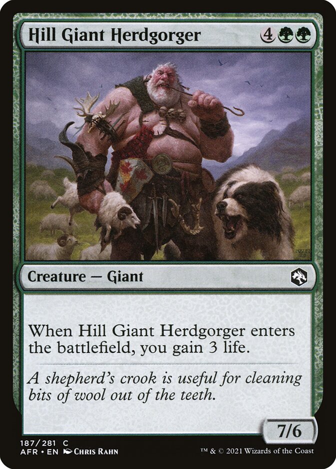 Hill Giant Herdgorger – Adventures in the Forgotten Realms [AFR] – English – #187