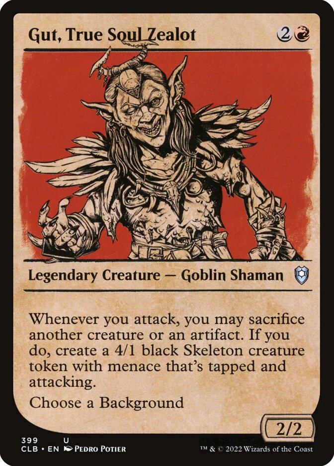 Gut, True Soul Zealot – Commander Legends: Battle for Baldur's Gate [CLB] – D – #399
