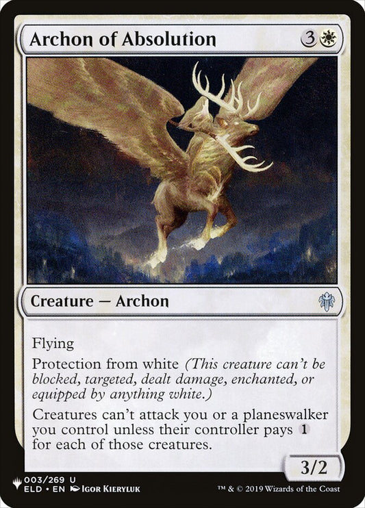 Archon of Absolution – The List [PLST] – English – #ELD-3