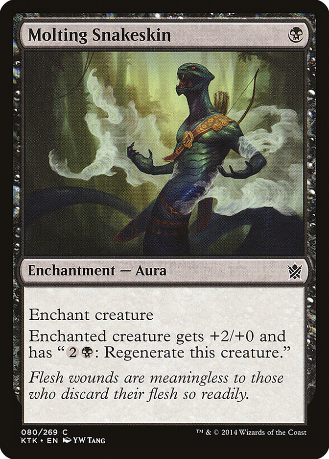 Molting Snakeskin – Khans of Tarkir [KTK] – English – #80