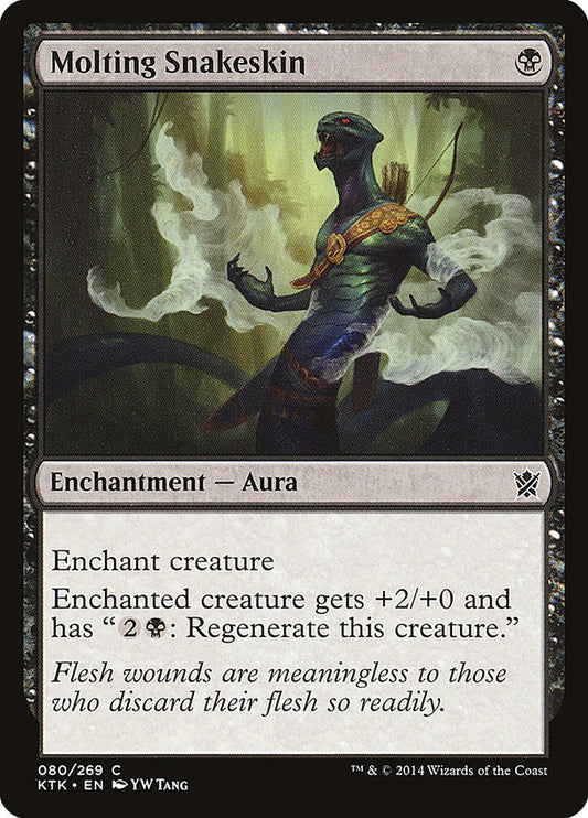 Molting Snakeskin – Khans of Tarkir [KTK] – English – #80