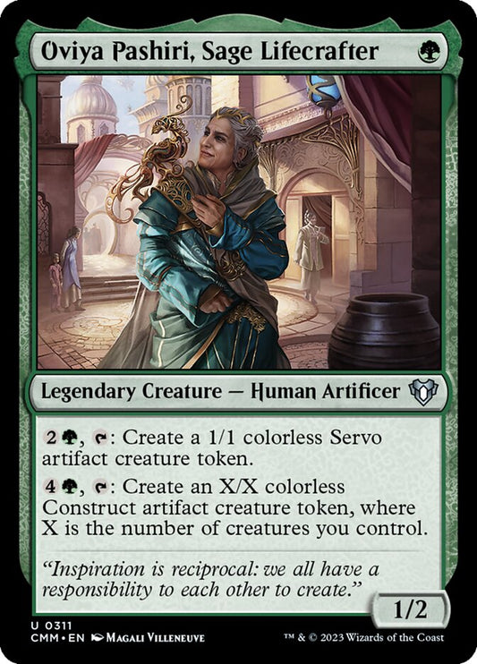 Oviya Pashiri, Sage Lifecrafter – Commander Masters [CMM] – English – #311