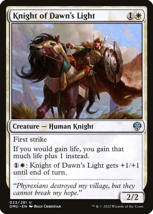Knight of Dawn's Light – Dominaria United [DMU] – D – #23