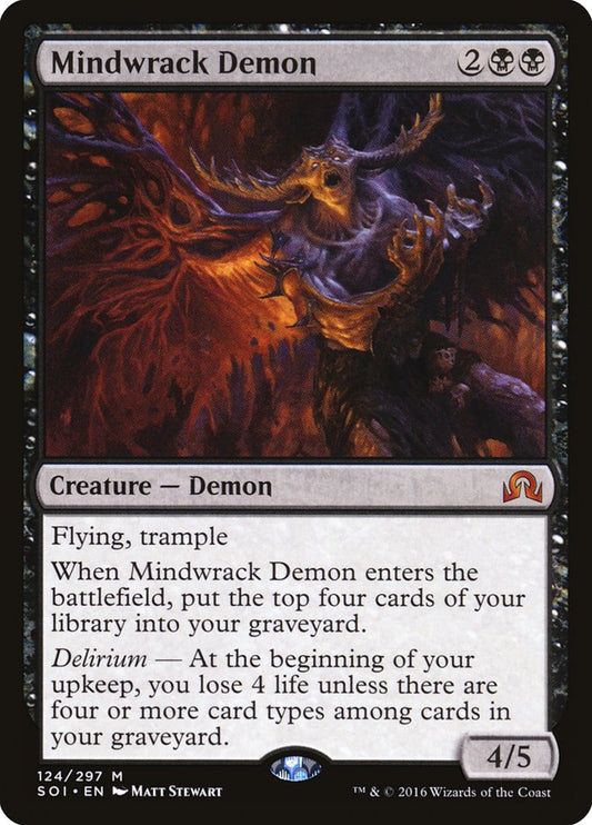 Mindwrack Demon – Shadows over Innistrad [SOI] – D – #124
