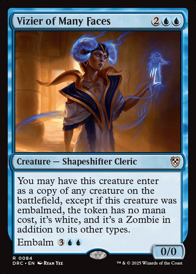 Vizier of Many Faces – Aetherdrift Commander [DRC] – English – #84