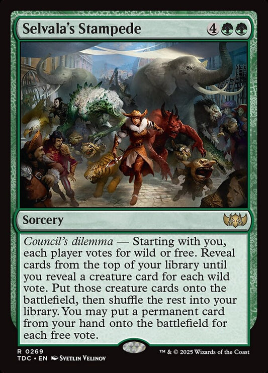 Selvala's Stampede – Tarkir: Dragonstorm Commander [TDC] – English – #269