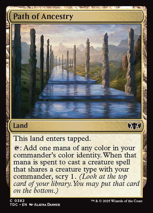 Path of Ancestry – Tarkir: Dragonstorm Commander [TDC] – English – #382