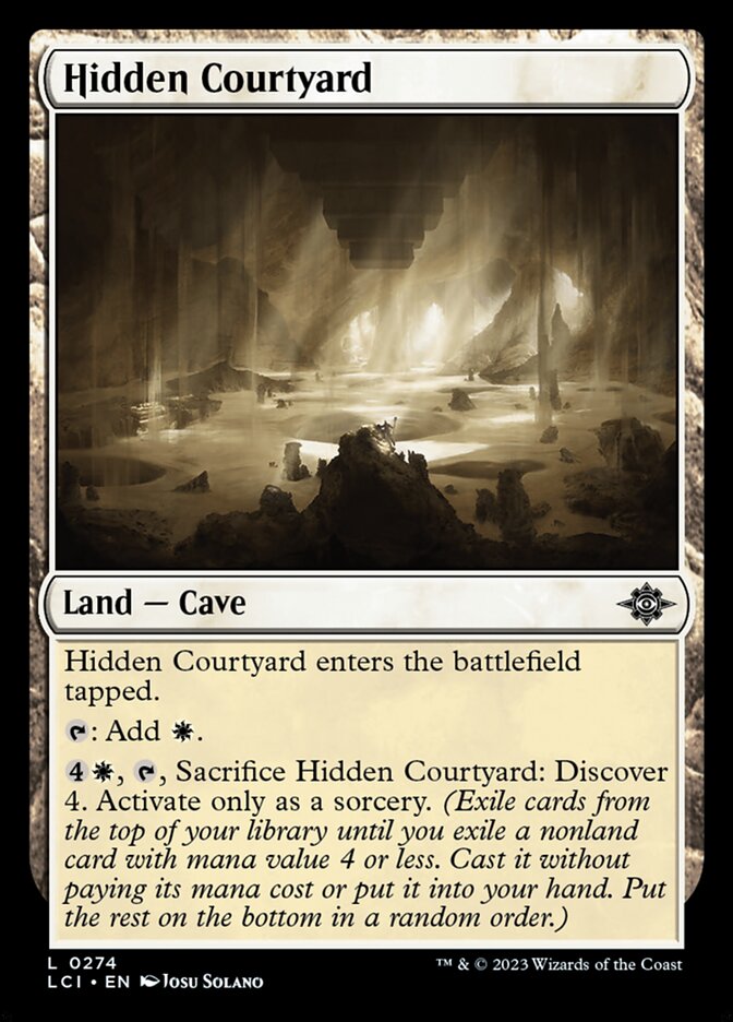 Hidden Courtyard – The Lost Caverns of Ixalan [LCI] – D – #274