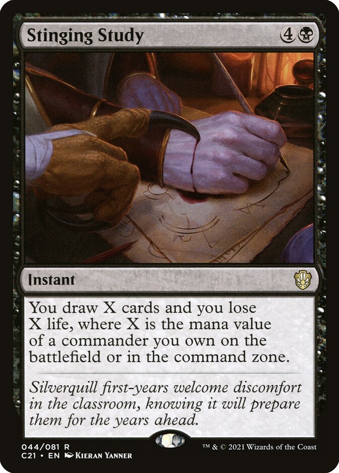 Stinging Study – Commander 2021 [C21] – English – #44