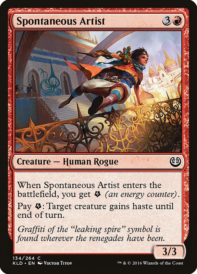Spontaneous Artist – Kaladesh [KLD] – English – #134