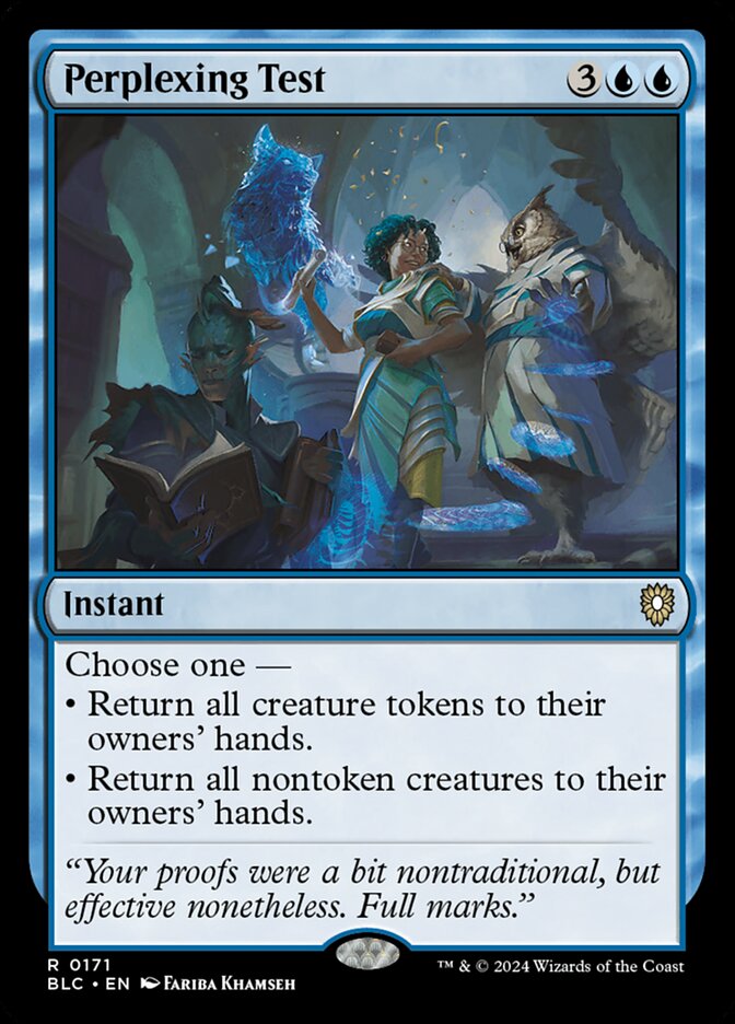 Perplexing Test – Bloomburrow Commander [BLC] – English – #171
