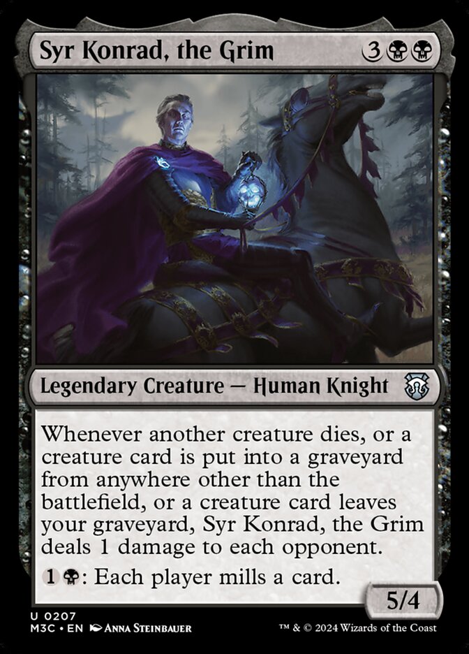 Syr Konrad, the Grim – Modern Horizons 3 Commander [M3C] – English – #207