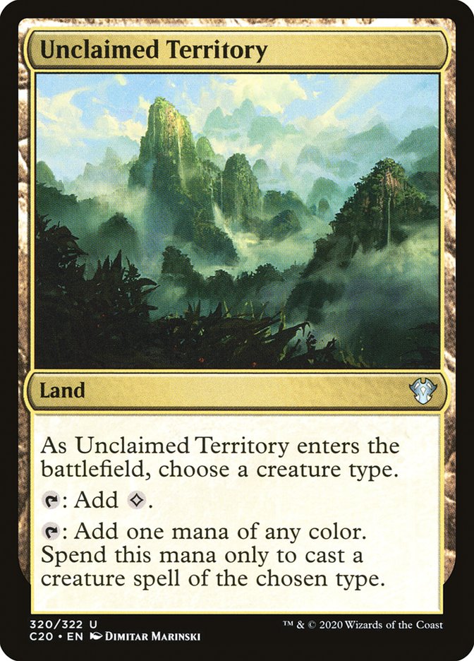 Unclaimed Territory – Commander 2020 [C20] – English – #320