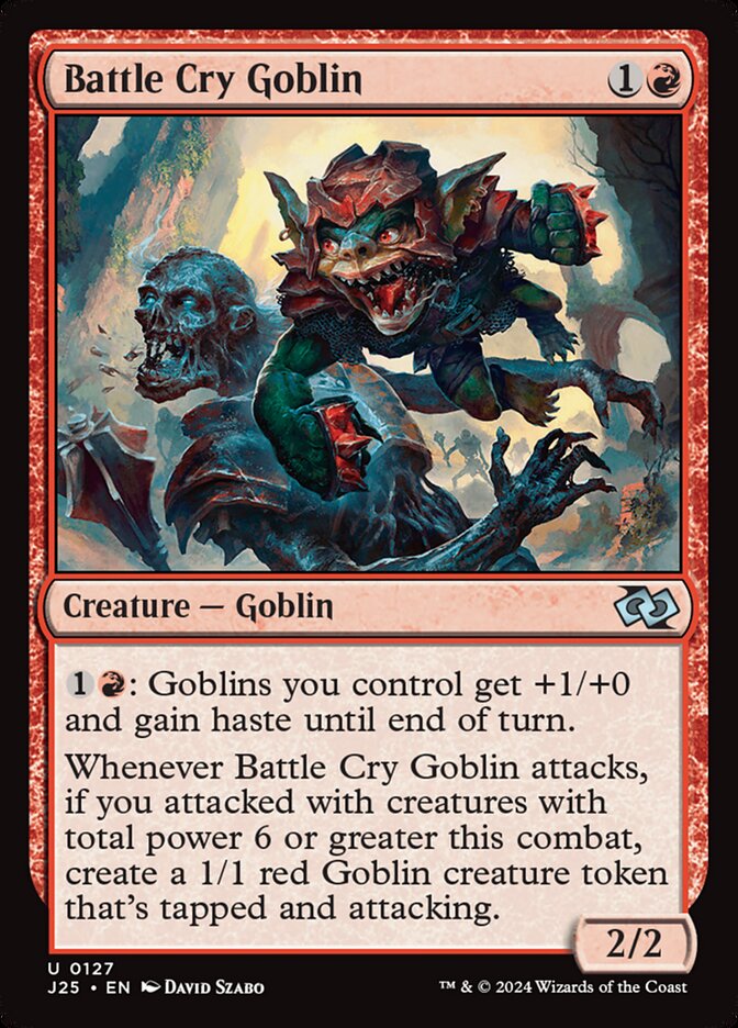Battle Cry Goblin – Foundations Jumpstart [J25] – English – #127