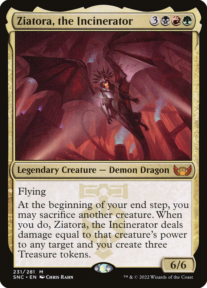 Ziatora, the Incinerator – Streets of New Capenna [SNC] – English – #231