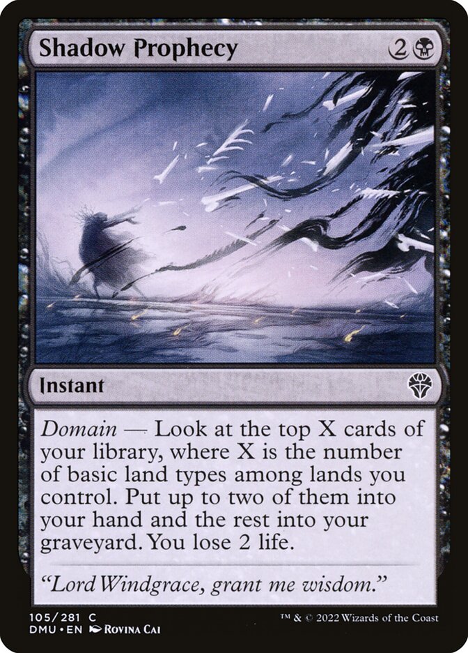 Shadow Prophecy – Dominaria United [DMU] – English – #105
