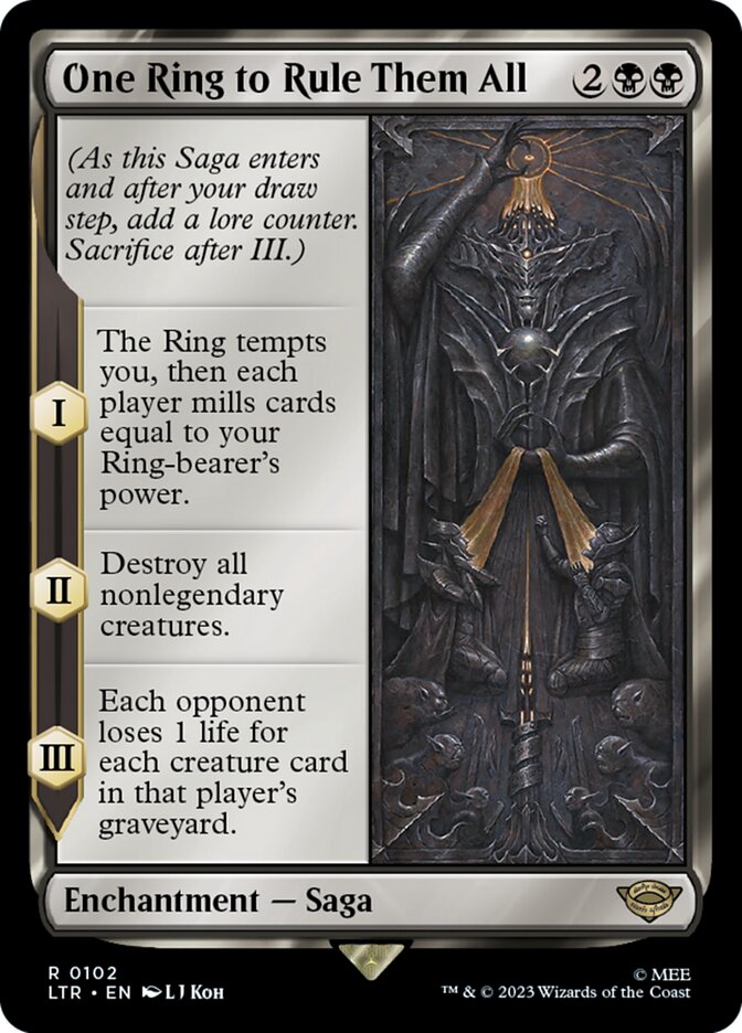One Ring to Rule Them All – The Lord of the Rings: Tales of Middle-earth [LTR] – English – #102