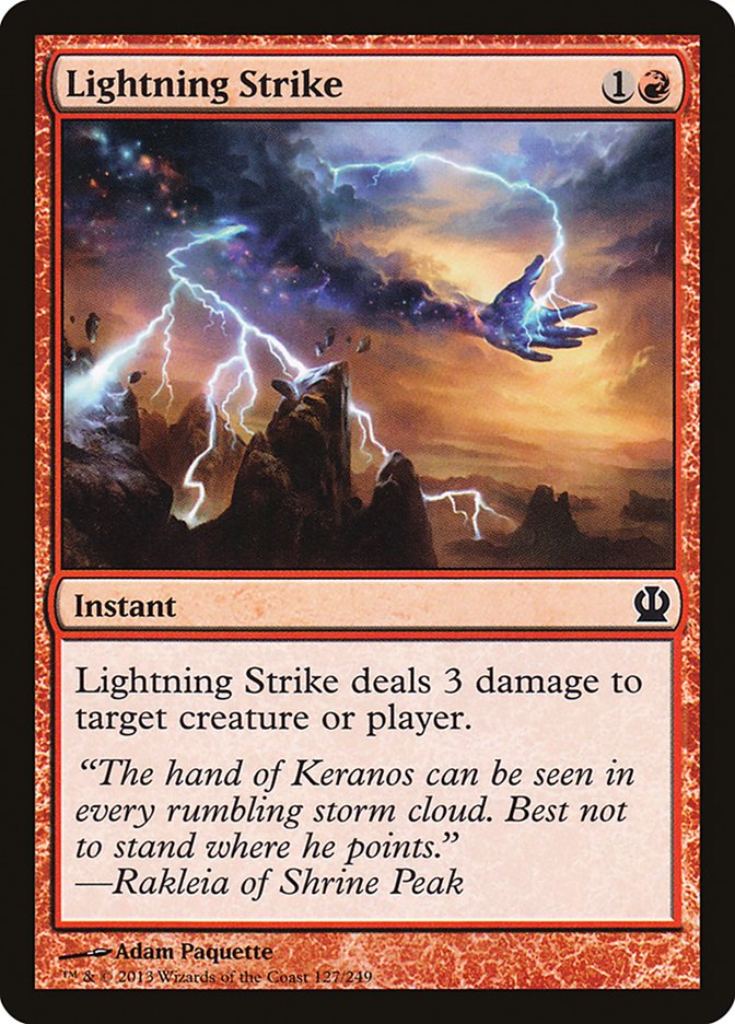 Lightning Strike – Theros [THS] – English – #127