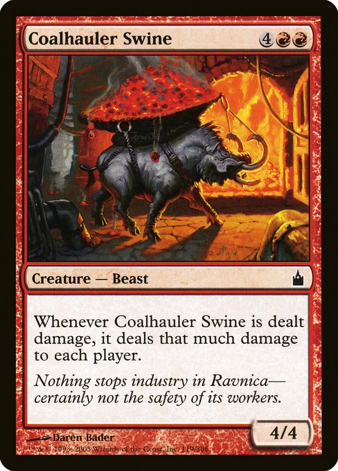 Coalhauler Swine – Ravnica: City of Guilds [RAV] – English – #119