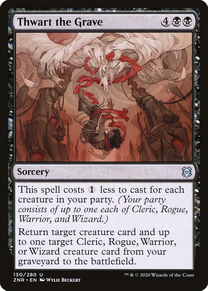 Thwart the Grave – Zendikar Rising [ZNR] – English – #130