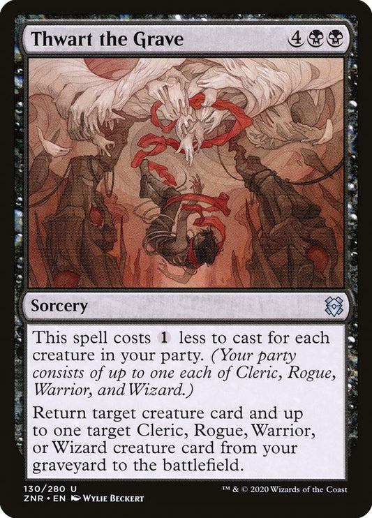 Thwart the Grave – Zendikar Rising [ZNR] – English – #130