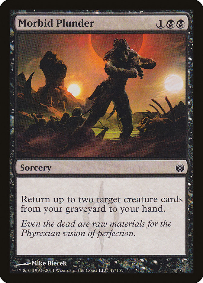 Morbid Plunder – Mirrodin Besieged [MBS] – D – #47