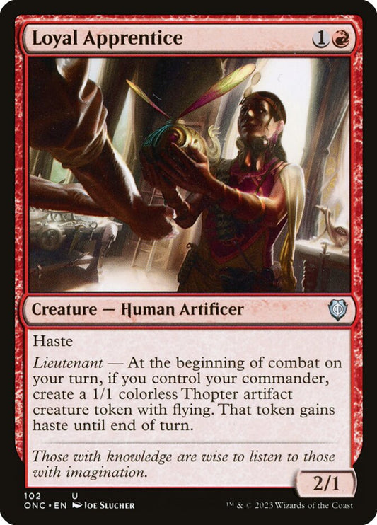 Loyal Apprentice – Phyrexia: All Will Be One Commander [ONC] – D – #102