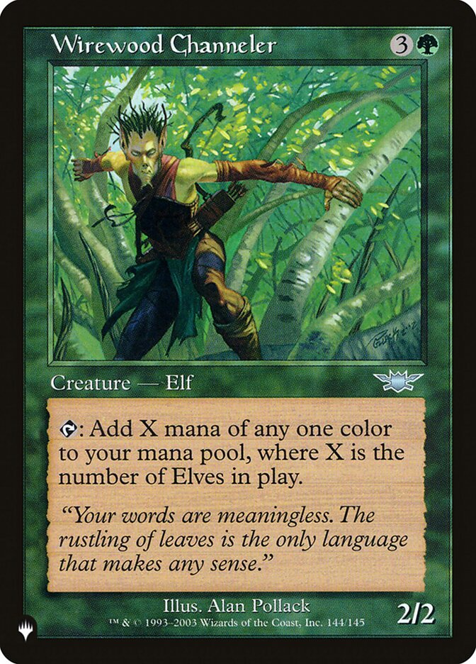 Wirewood Channeler – The List [PLST] – English – #LGN-144