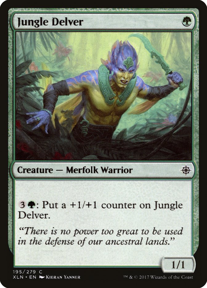 Jungle Delver – Ixalan [XLN] – D – #195