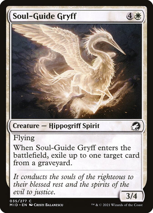Soul-Guide Gryff – Innistrad: Midnight Hunt [MID] – English – #35