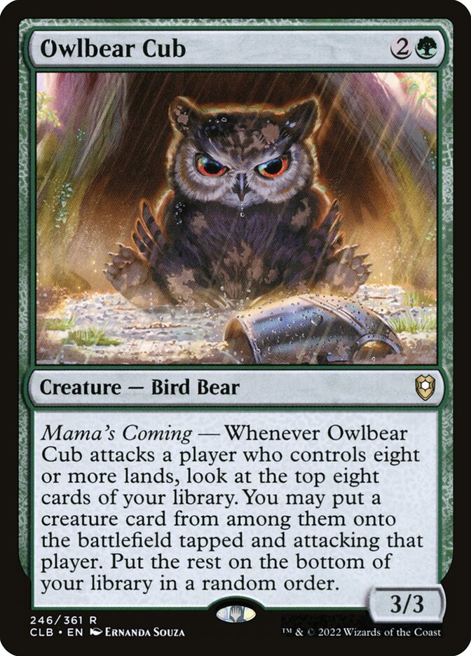 Owlbear Cub – Commander Legends: Battle for Baldur's Gate [CLB] – English – #246