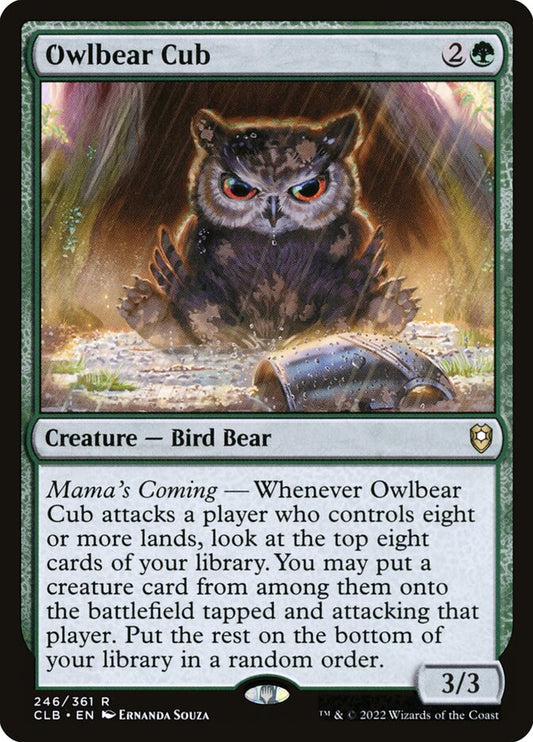 Owlbear Cub – Commander Legends: Battle for Baldur's Gate [CLB] – English – #246