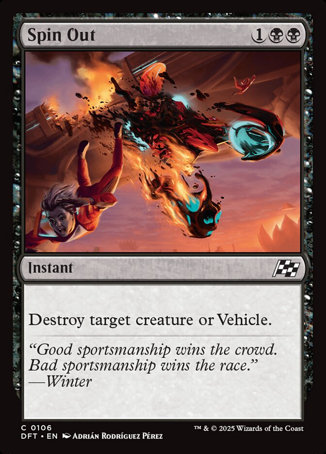 Spin Out – Aetherdrift [DFT] – D – #106